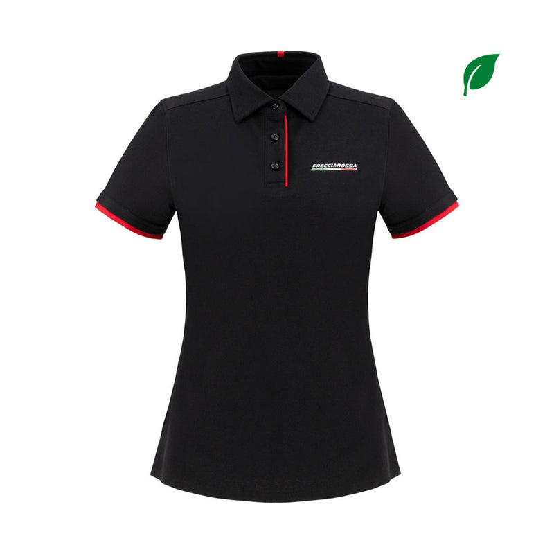 Polo Frecciarossa Donna Nera